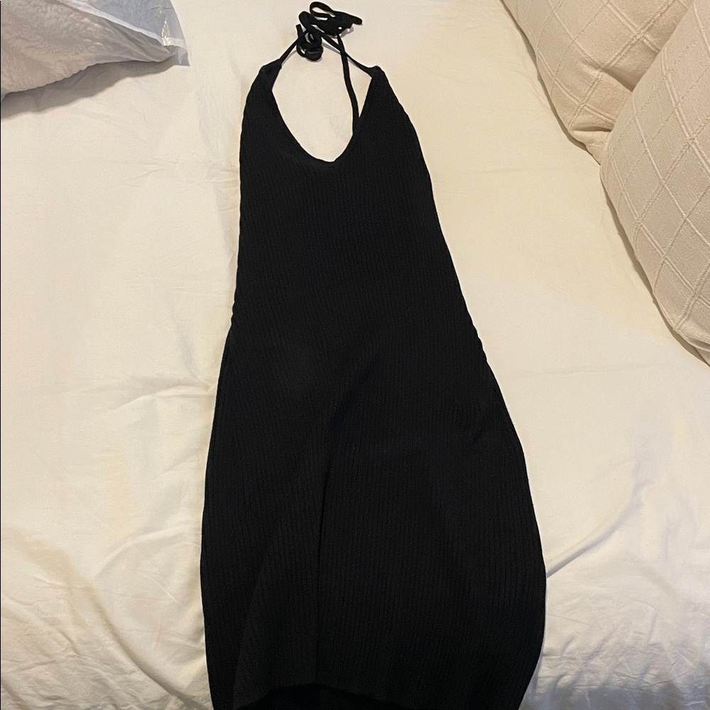 Abercrombie & Fitch Textured Ribbed Mini Dress